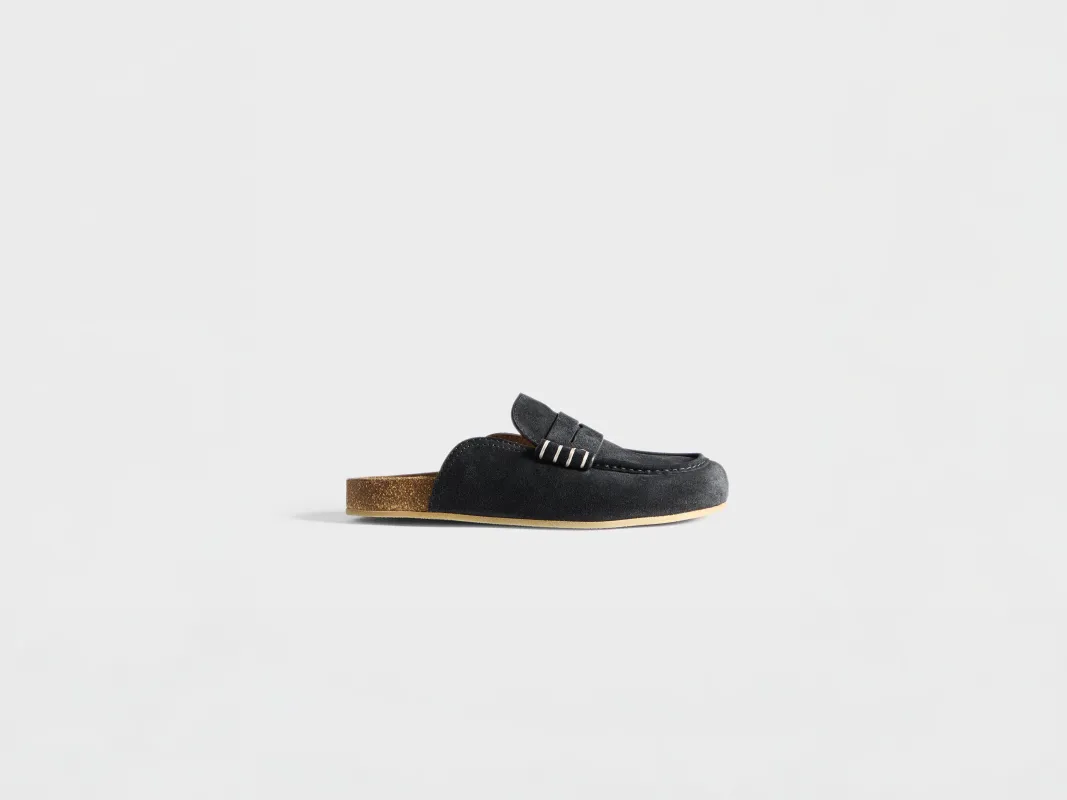 WOMENS STITCH LOAFER IN MIDNIGHT made by J.W. Anderson