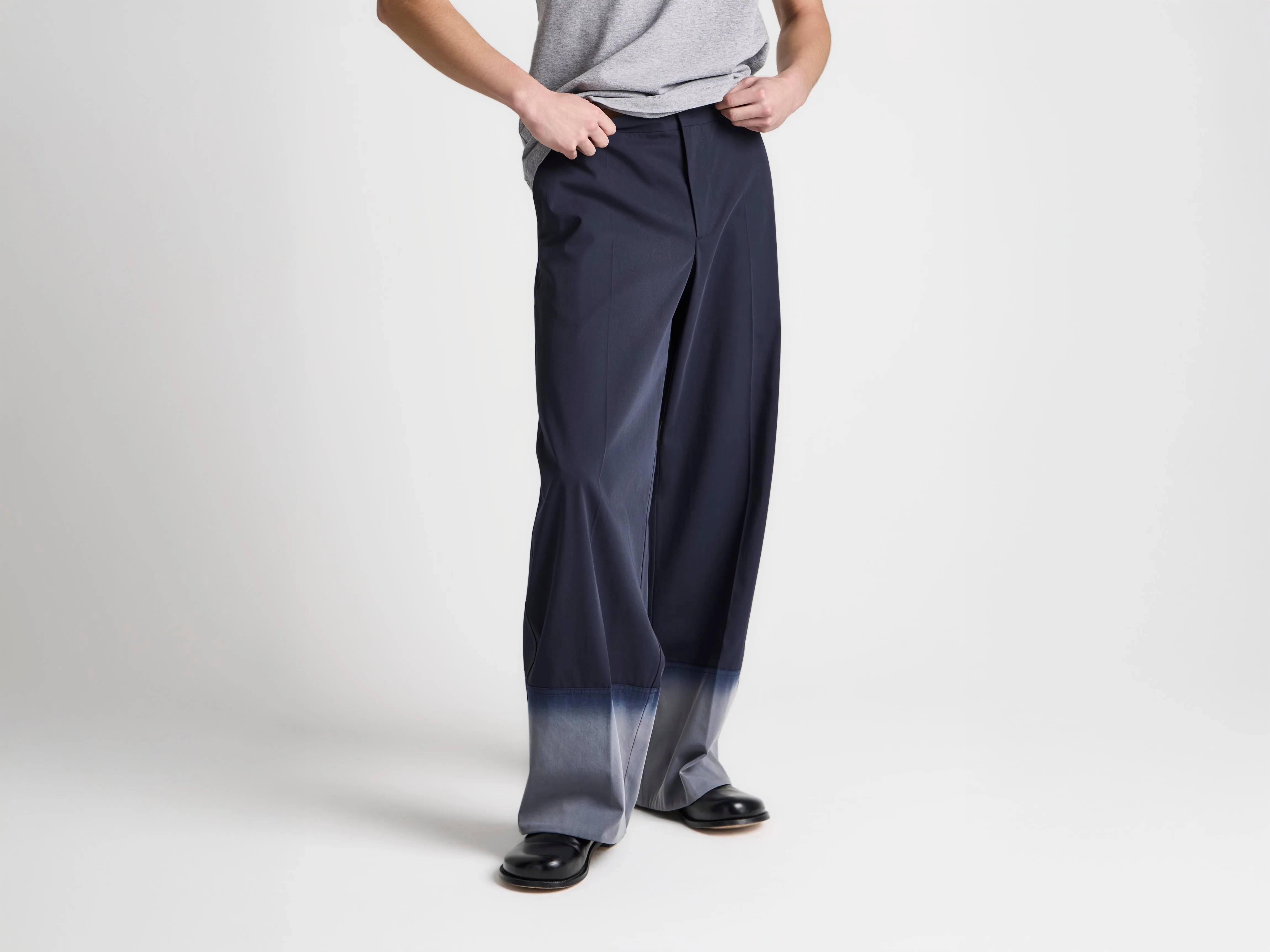 MENS DIP DYED TROUSER IN NAVY & MULTI sold by J.W. Anderson product image thumbnail 3