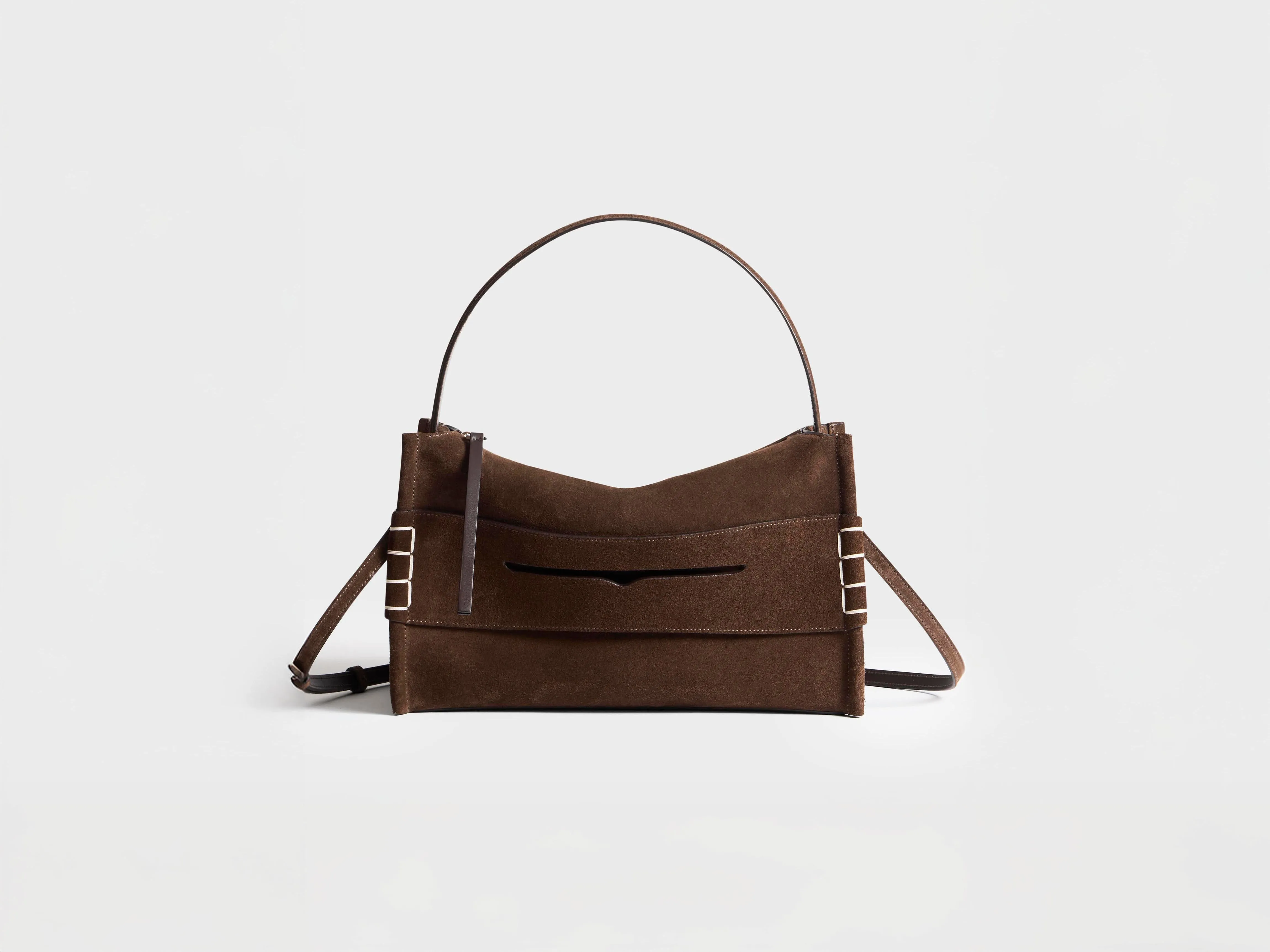 MEDIUM LOAFER BAG IN BROWN SUEDE sold by J.W. Anderson product image thumbnail 3
