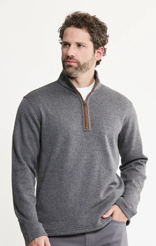 Stretch Sweater Fleece Quarter Zip Pullover sold by Jachs