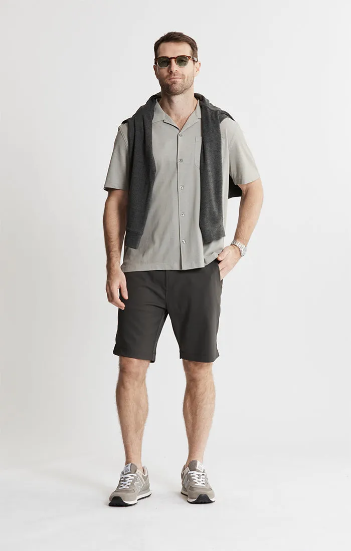 Knit Oxford Short Sleeve Camp Shirt sold by Jachs product image thumbnail 4