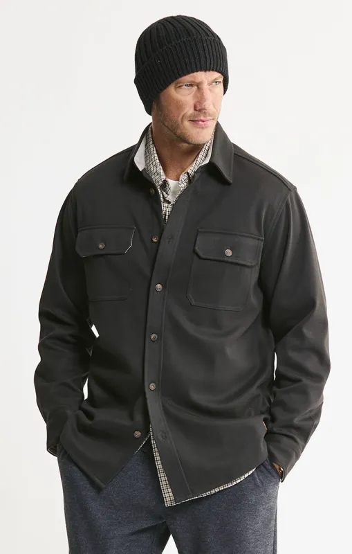 Brushed Twill Overshirt sold by Jachs
