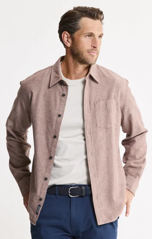 Manor Twill Button-Up Flannel Shirt made by Jachs