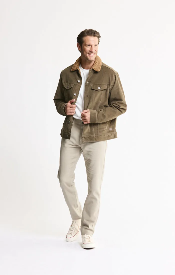 Corduroy Sherpa Lined Trucker Jacket sold by Jachs product image thumbnail 4