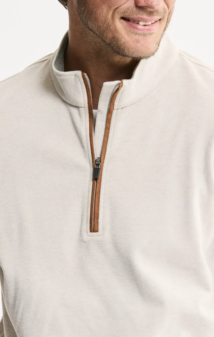 Ultra Soft Heather Quarter Zip Pullover sold by Jachs product image thumbnail 2