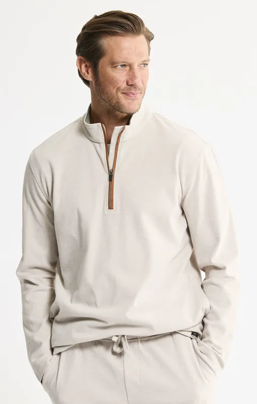 Ultra Soft Heather Quarter Zip Pullover sold by Jachs