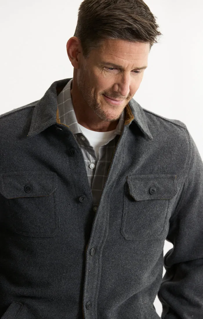 Thermal Lined Wool Blend Shirt Jacket sold by Jachs product image thumbnail 2