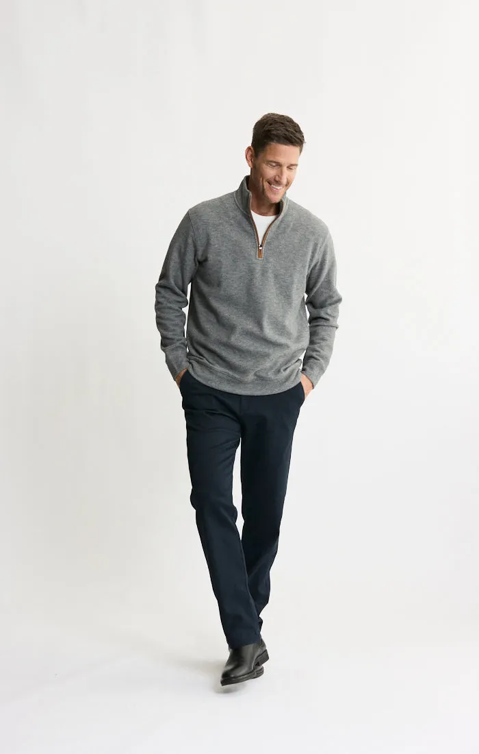 Wool Blend Quarter Zip Pullover sold by Jachs product image thumbnail 4
