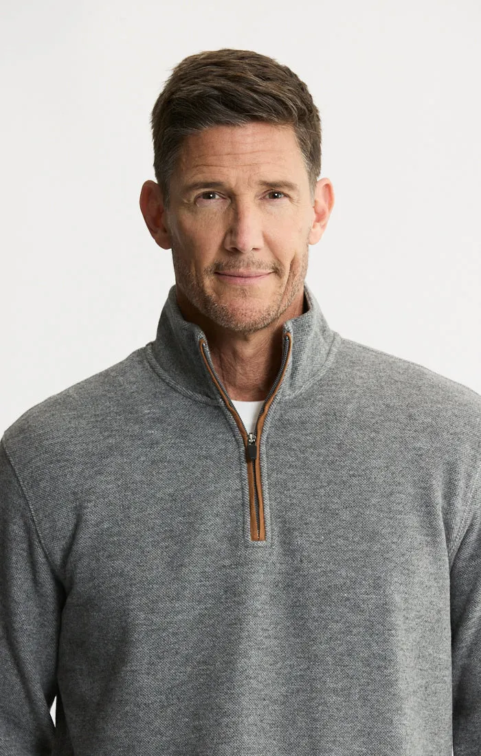 Wool Blend Quarter Zip Pullover sold by Jachs product image thumbnail 2