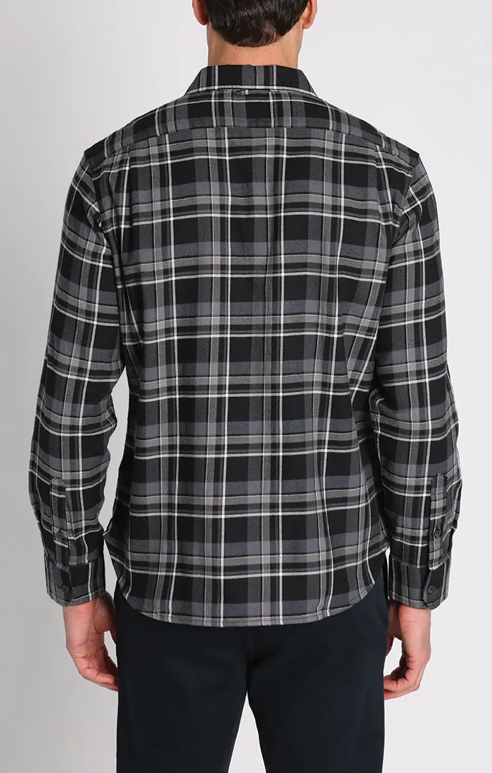 Manor 6oz Stretch One Pocket Flannel Shirt sold by Jachs product image thumbnail 3