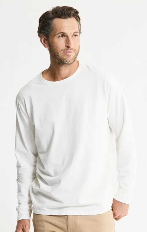 Bryant Long Sleeve Sueded Cotton Crewneck sold by Jachs