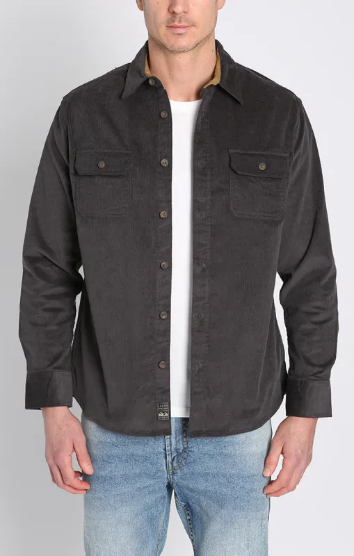 Stretch Corduroy Liberty Overshirt sold by Jachs
