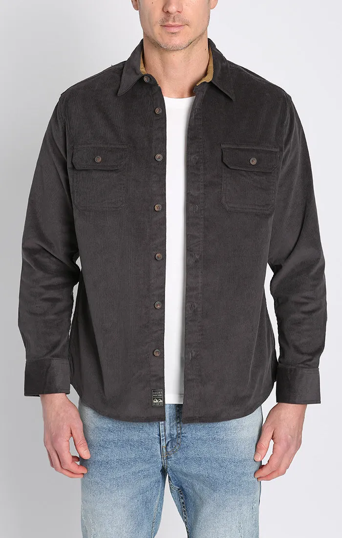 Stretch Corduroy Liberty Overshirt sold by Jachs