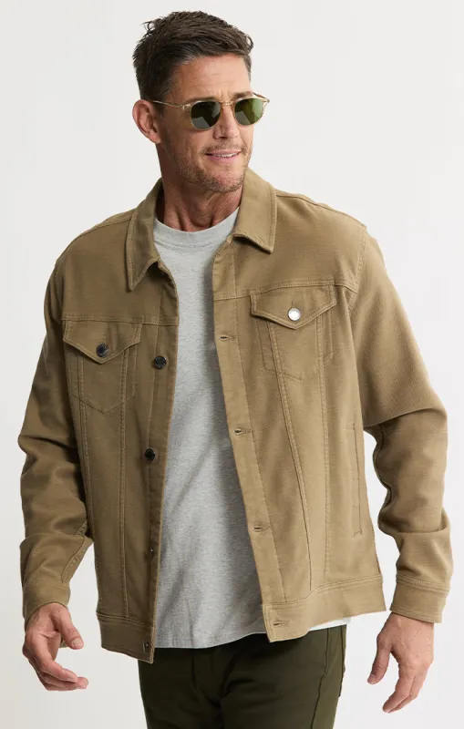 Vandam Twill Trucker Jacket sold by Jachs