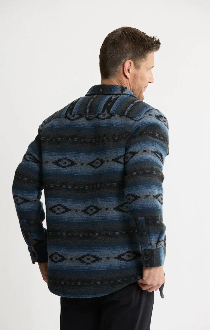 Unlined Wool Blend Overshirt sold by Jachs product image thumbnail 3