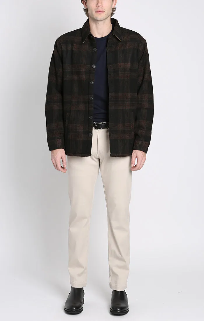 Yates Wool Blend Sherpa Lined Shirt Jacket sold by Jachs product image thumbnail 4