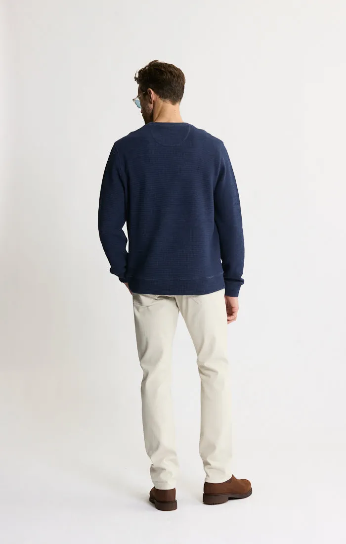 Doubleface Mesh Crewneck Pullover sold by Jachs product image thumbnail 5