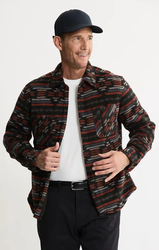 Sherpa Bonded Polar Fleece Shirt Jacket sold by Jachs