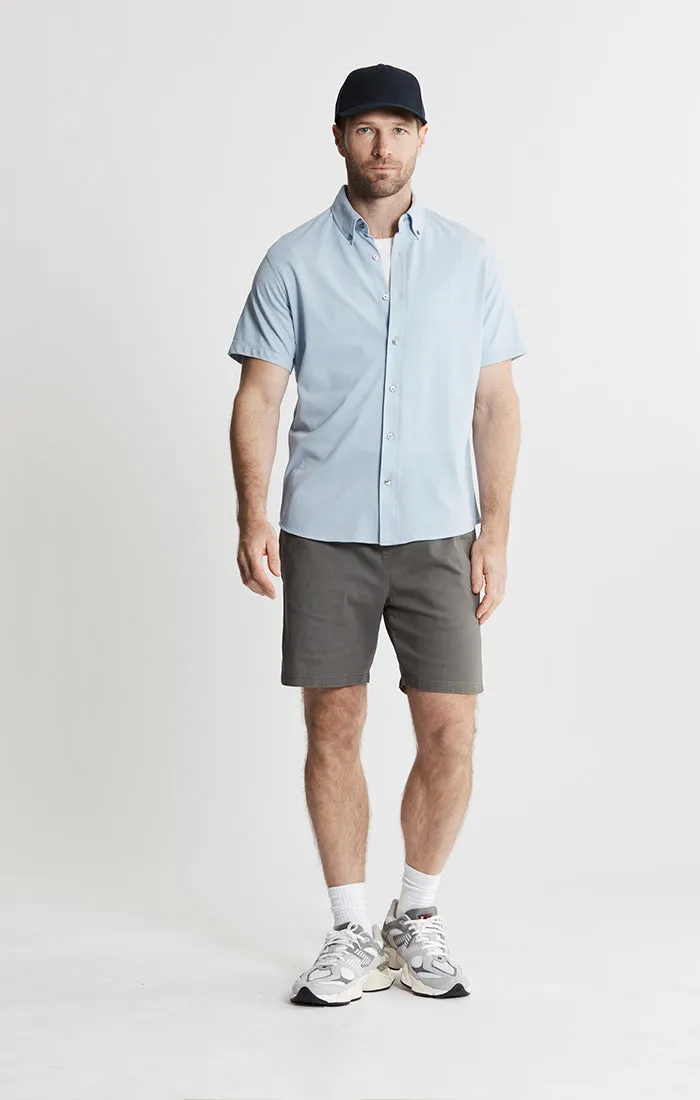 Knit Oxford Stretch Short Sleeve Shirt sold by Jachs product image thumbnail 4