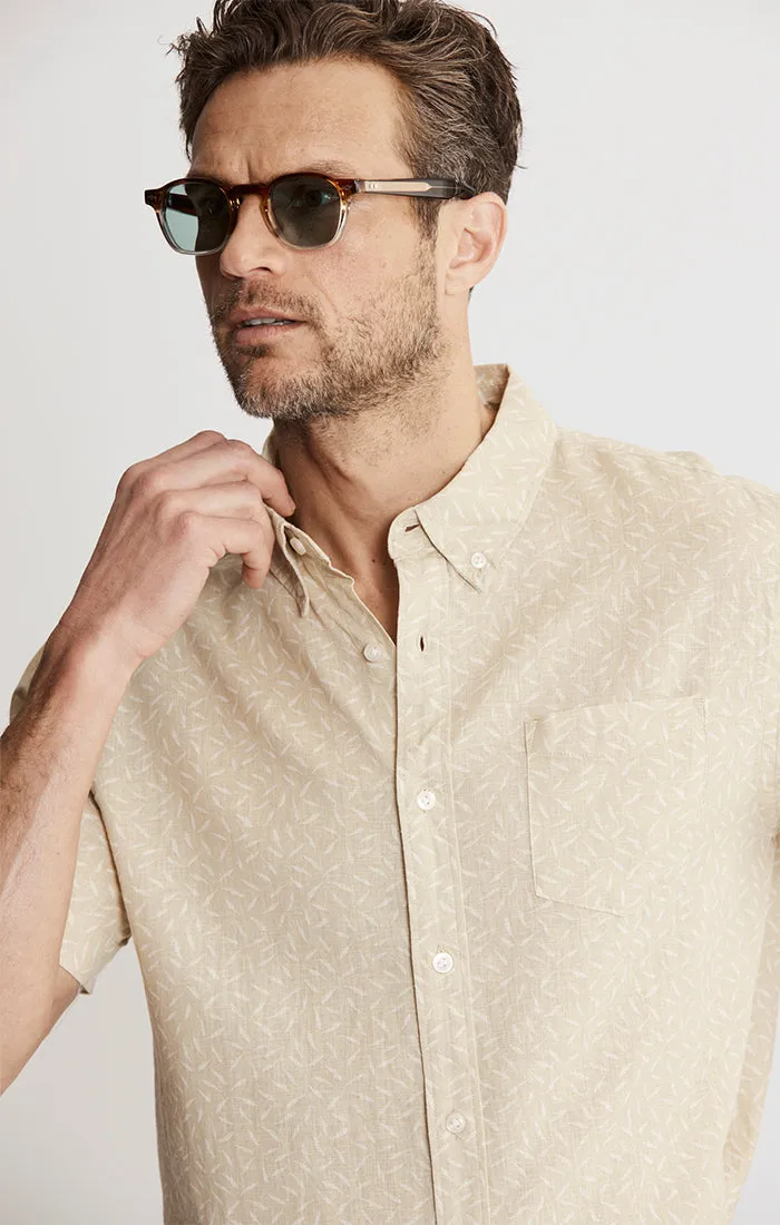 Cotton Linen Short Sleeve Shirt sold by Jachs product image thumbnail 2