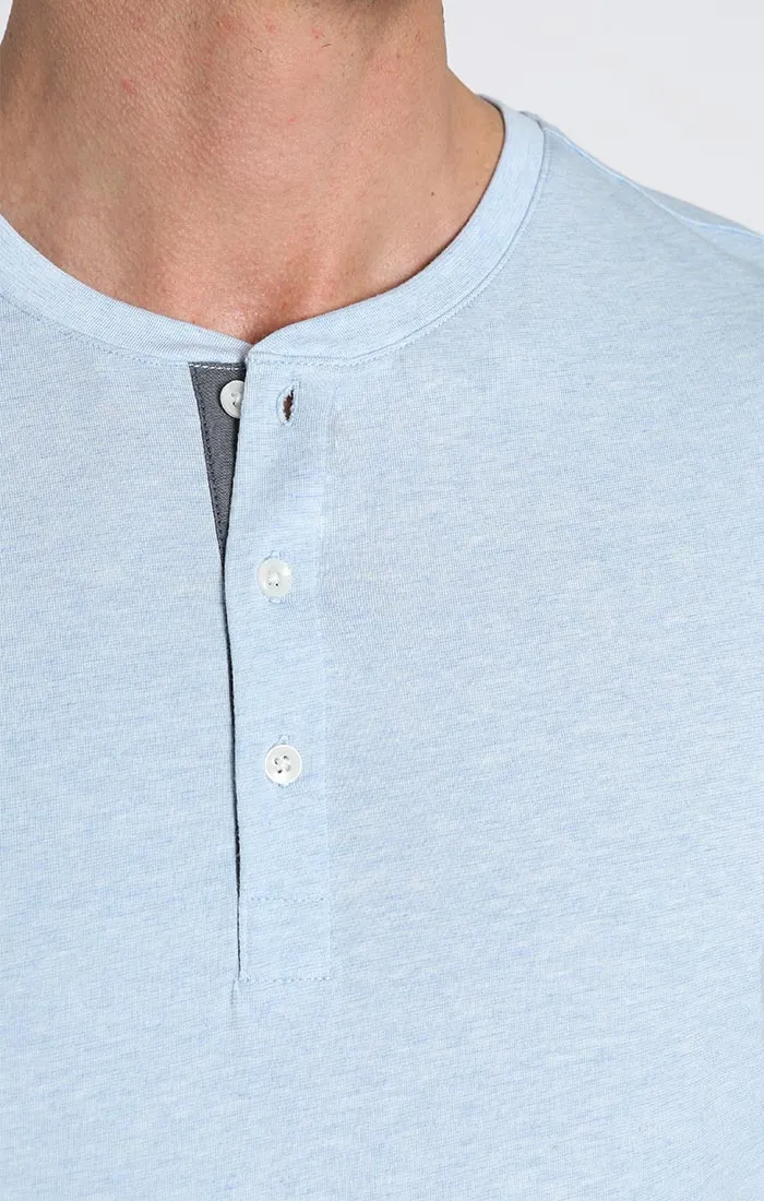 Stretch Pima Blend Short Sleeve Henley sold by Jachs product image thumbnail 2