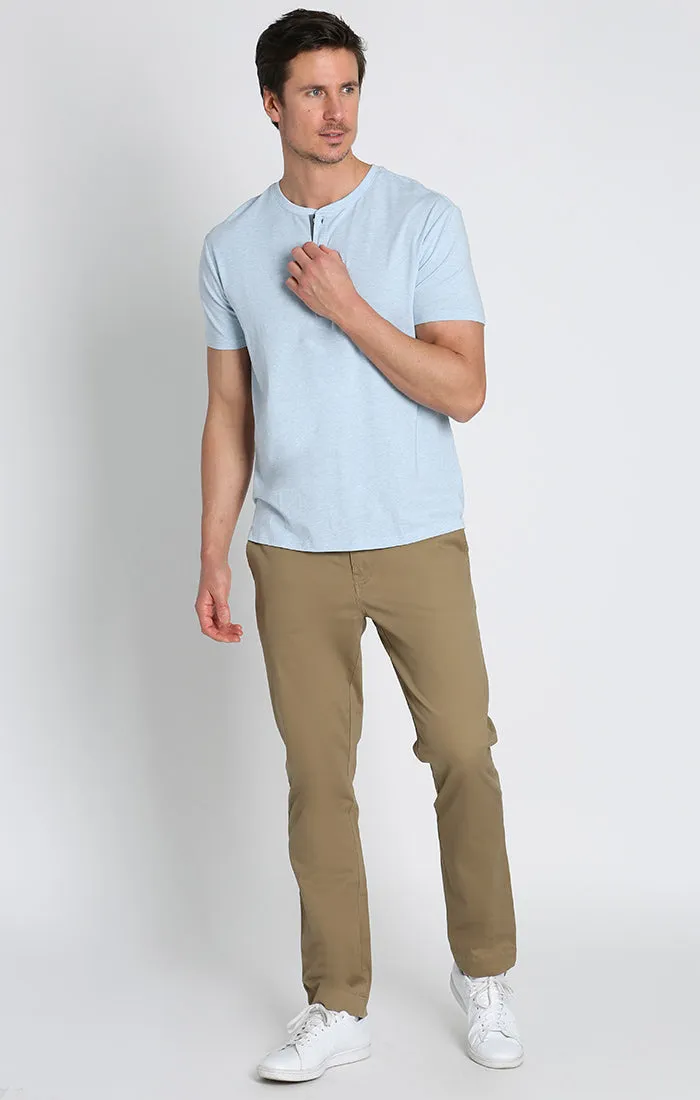 Stretch Pima Blend Short Sleeve Henley sold by Jachs product image thumbnail 4