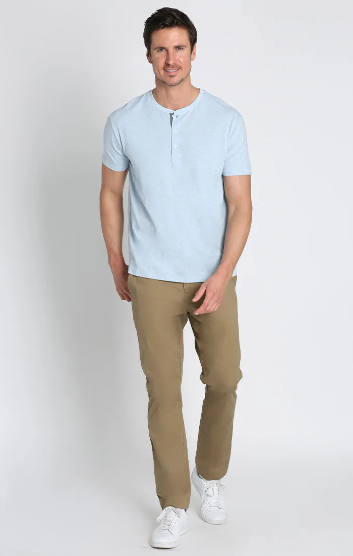 Stretch Pima Blend Short Sleeve Henley sold by Jachs product image thumbnail 3