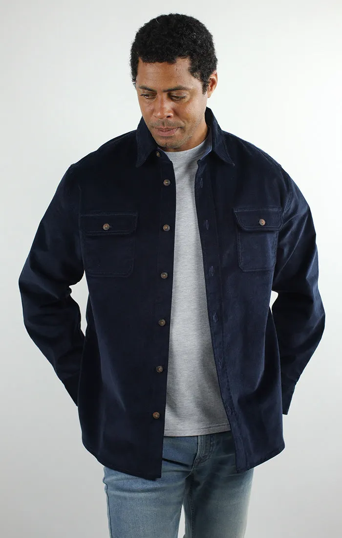 Stretch Corduroy Overshirt sold by Jachs
