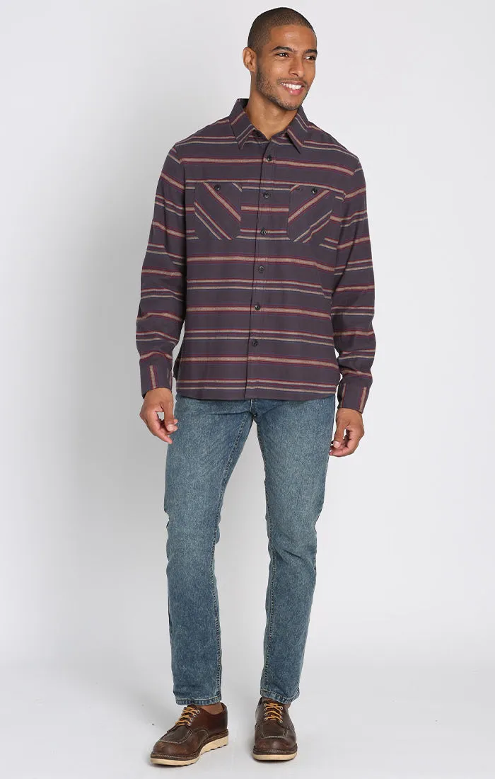 Stretch Midweight Flannel Workshirt sold by Jachs product image thumbnail 2