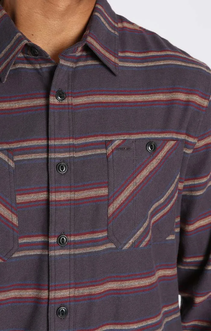 Stretch Midweight Flannel Workshirt sold by Jachs product image thumbnail 3