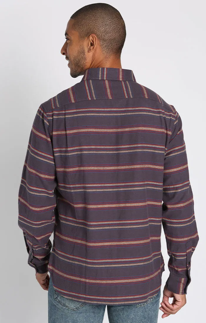 Stretch Midweight Flannel Workshirt sold by Jachs product image thumbnail 4
