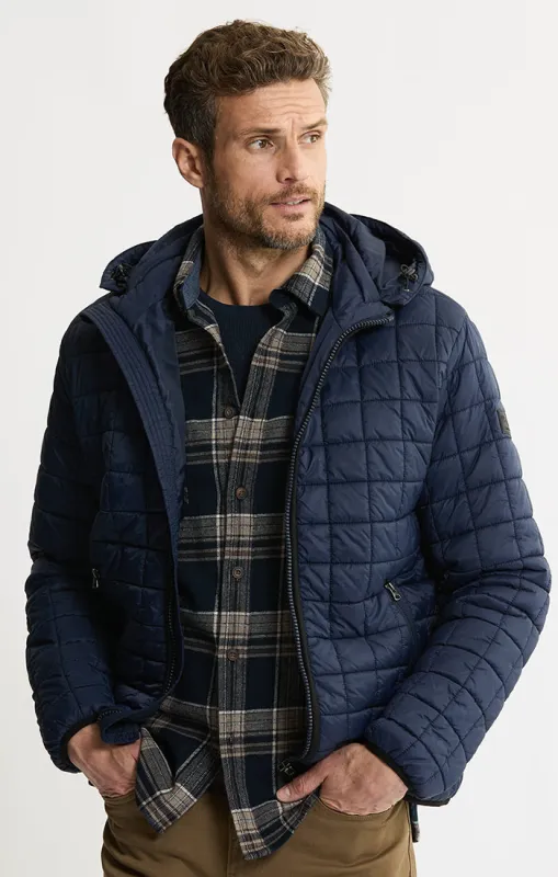 Light Quilted Hooded Puffer Jacket sold by Jachs