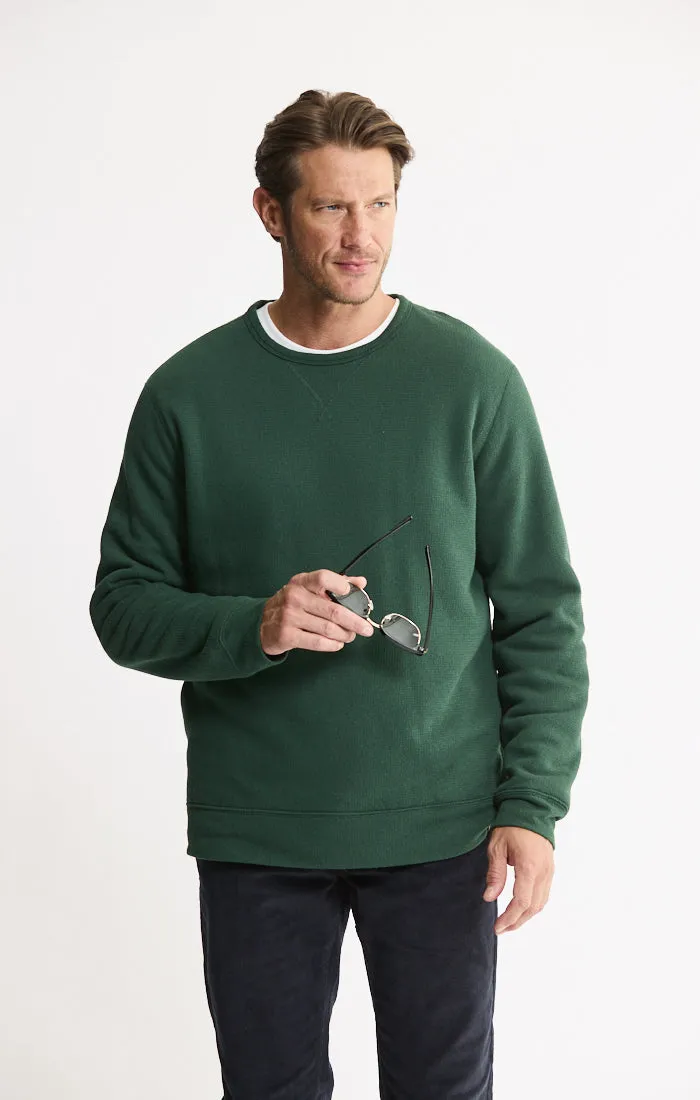 Kent Recycled Jacquard Sherpa Lined Crewneck sold by Jachs product image thumbnail 2