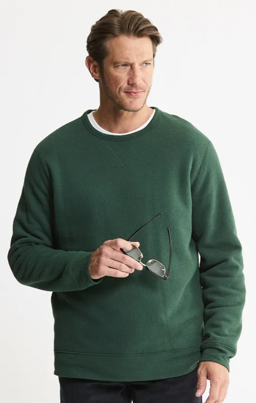 Kent Recycled Jacquard Sherpa Lined Crewneck made by Jachs