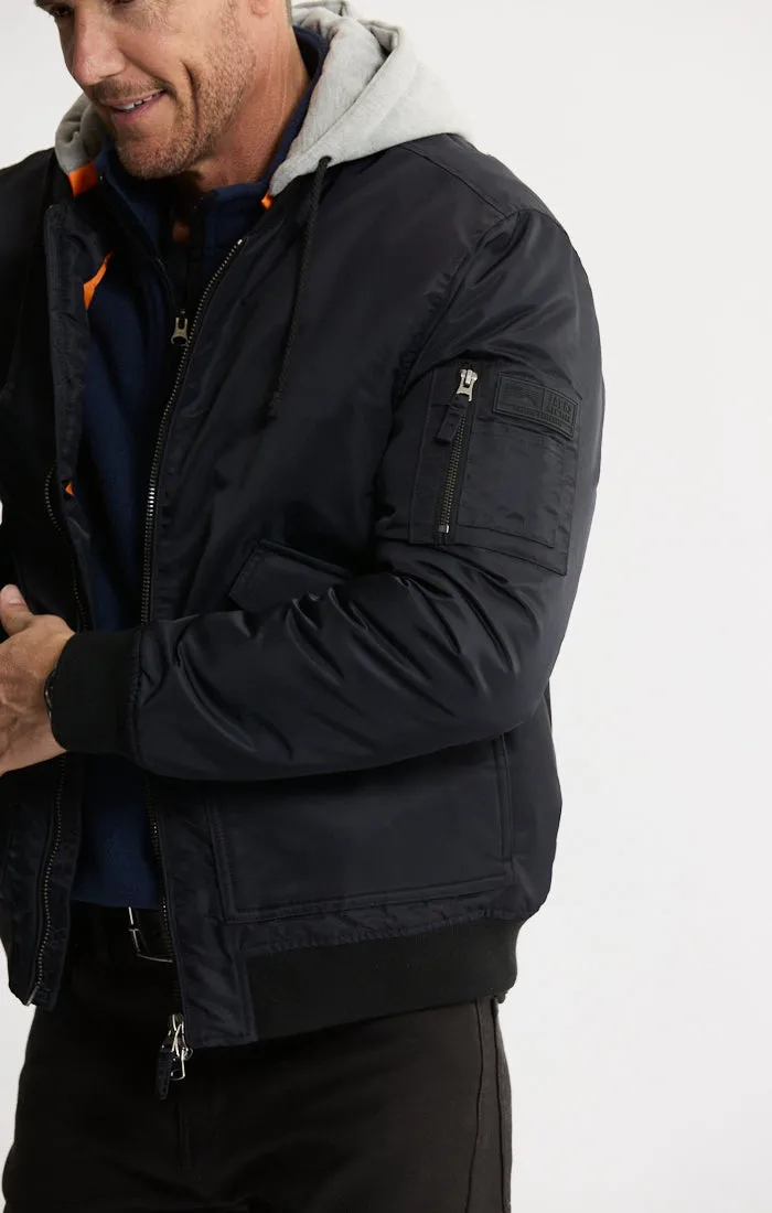 Hooded Bomber Jacket sold by Jachs product image thumbnail 2