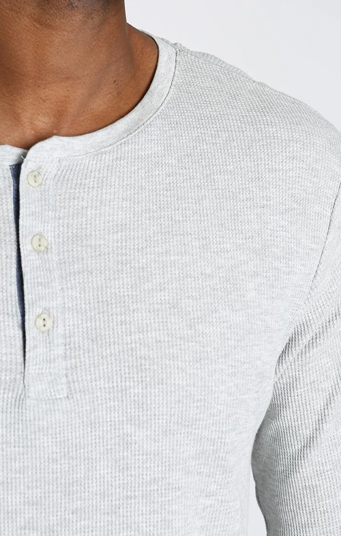 Classic Waffle Henley sold by Jachs product image thumbnail 2