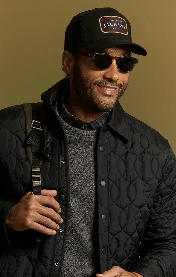 Black Trucker Hat sold by Jachs product image thumbnail 2