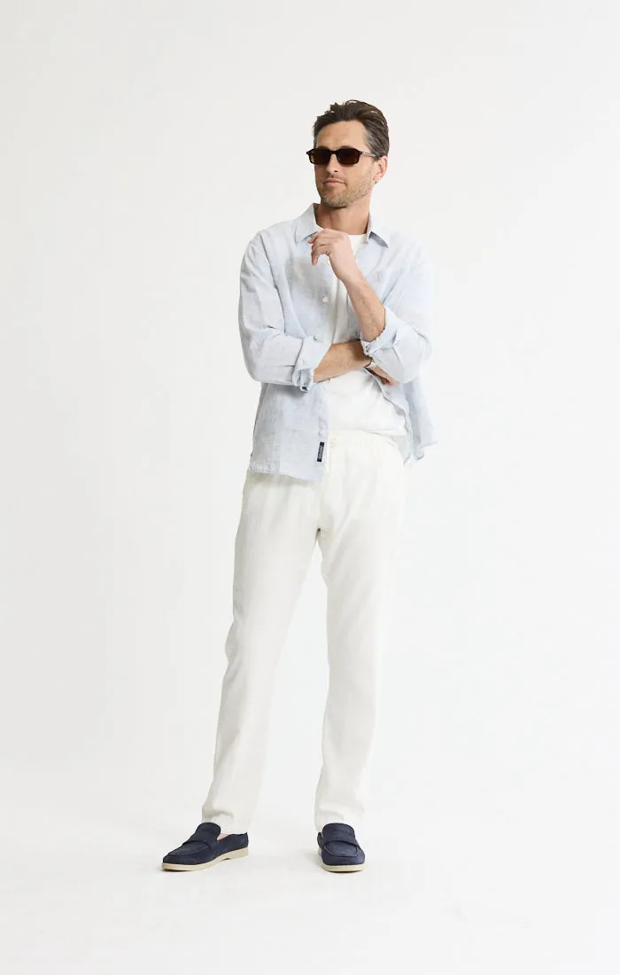 Linen Blend Drawstring Pants sold by Jachs product image thumbnail 4