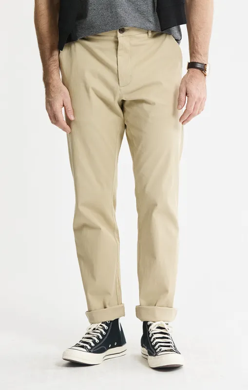 Cotton Silk Blend Stretch Chino Pants made by Jachs