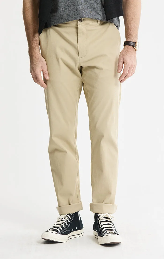 Cotton Silk Blend Stretch Chino Pants sold by Jachs