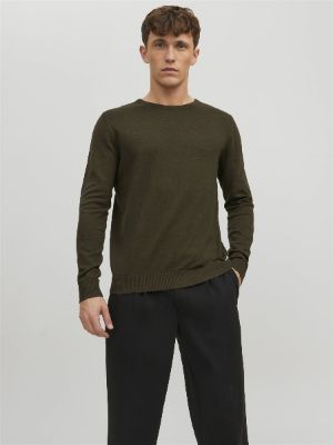 Plain Crew Neck Jumper sold by Jack & Jones