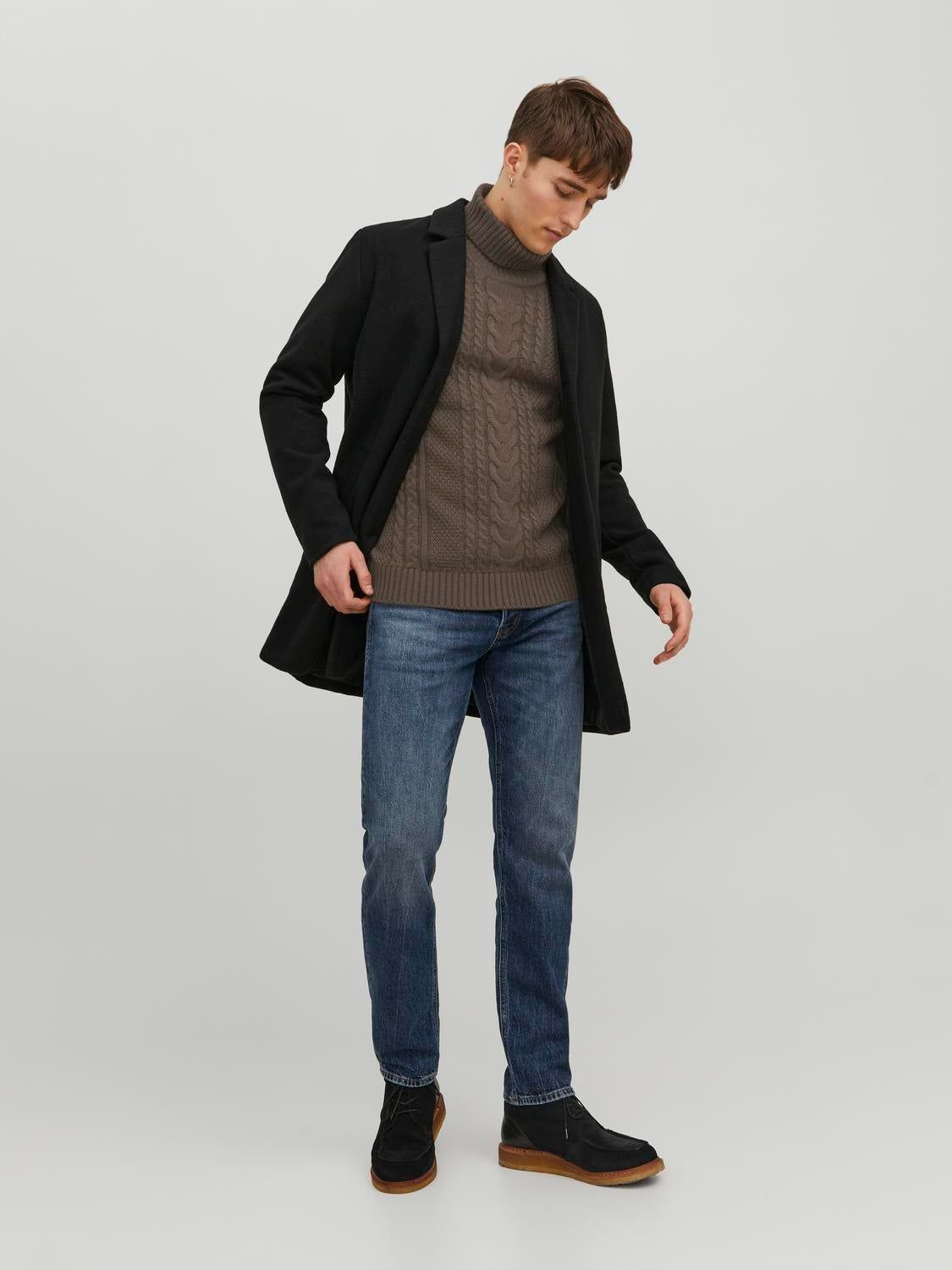 Plain Crew Neck Jumper sold by Jack & Jones product image thumbnail 4