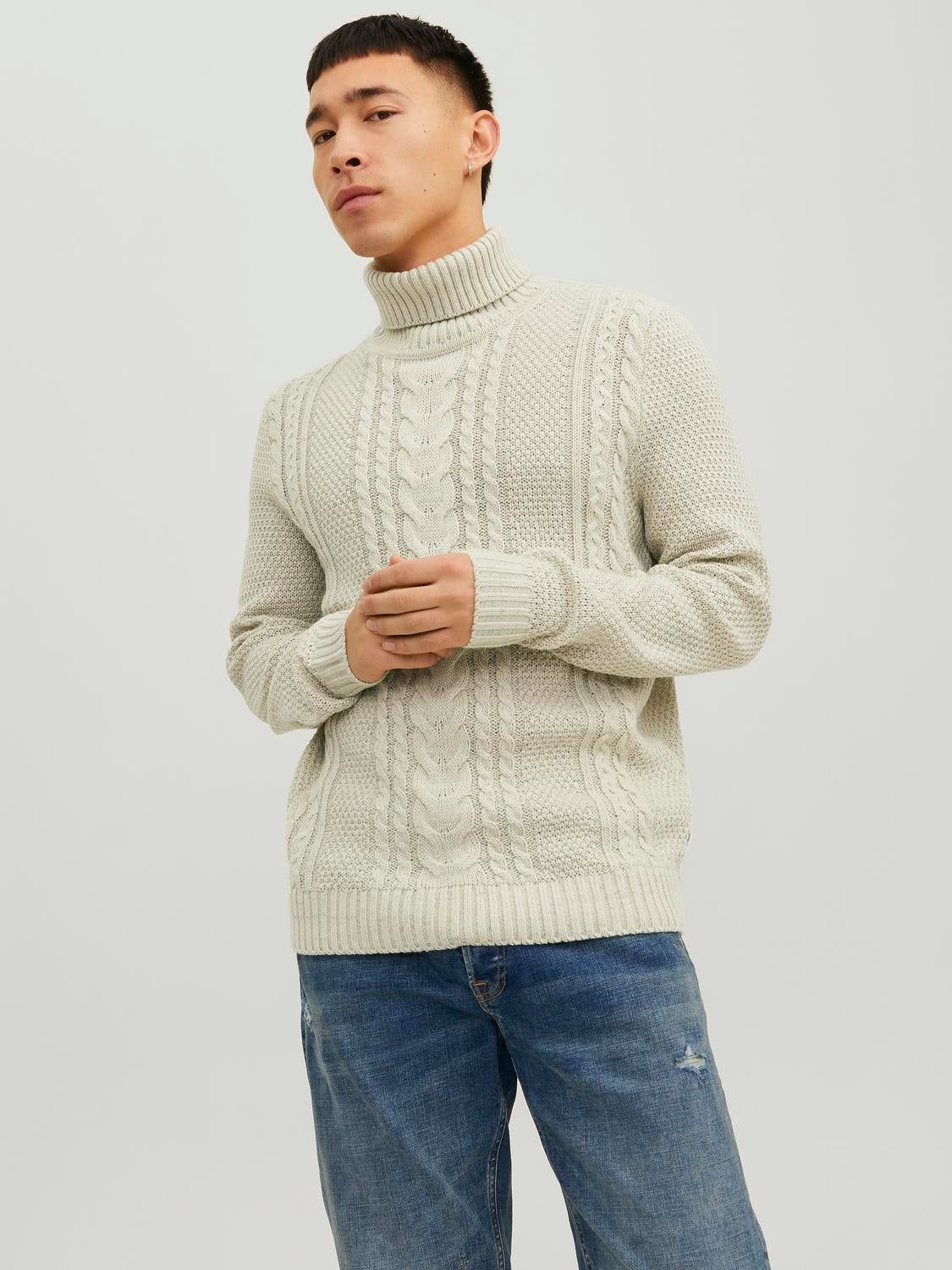 Plain Crew Neck Jumper sold by Jack & Jones