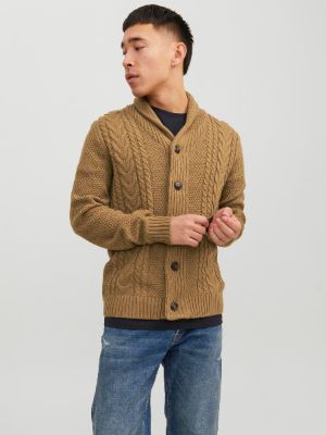 Plain Knitted cardigan sold by Jack & Jones