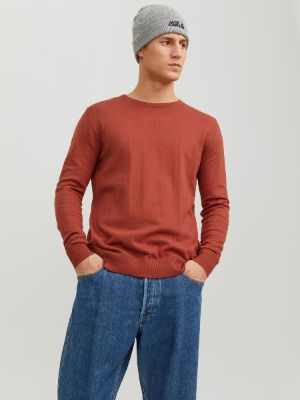 Plain Crew Neck Jumper sold by Jack & Jones