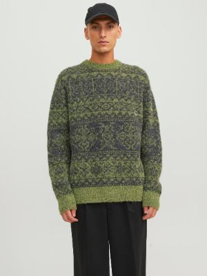All Over Print Crew Neck Jumper sold by Jack & Jones