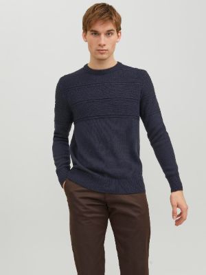 Plain Crew Neck Jumper sold by Jack & Jones