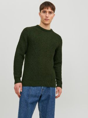 Plain Crew Neck Jumper sold by Jack & Jones