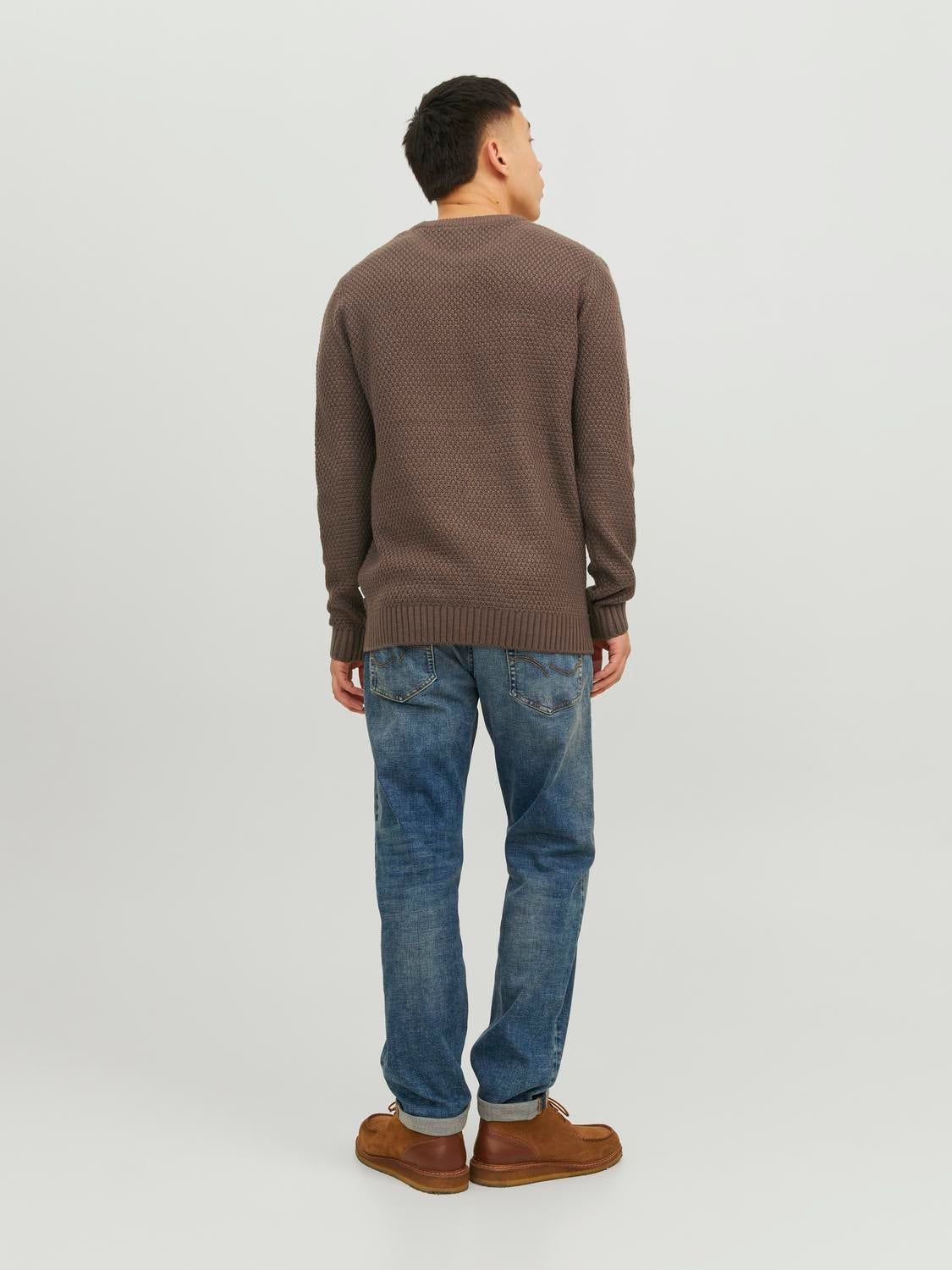 Plain Crew Neck Jumper sold by Jack & Jones product image thumbnail 2
