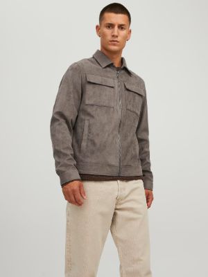 Faux leather jacket sold by Jack & Jones